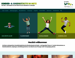 kinderaerzte-im-netz.de screenshot