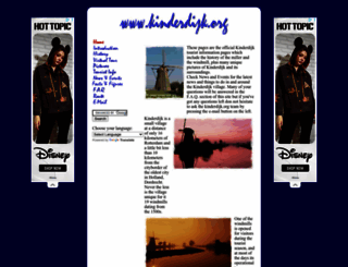 kinderdijk.org screenshot
