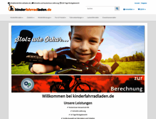 kinderfahrradladen.de screenshot