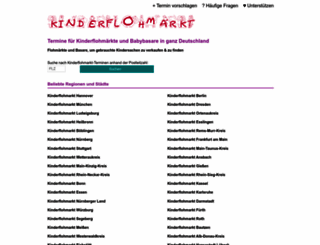 kinderflohmarkt.com screenshot