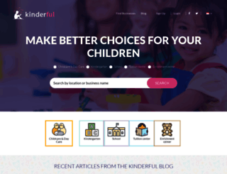 kinderful.com screenshot