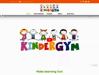 kindergymcentralcoast.com.au screenshot