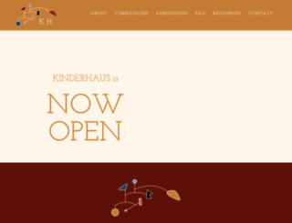 kinderhaus.org screenshot