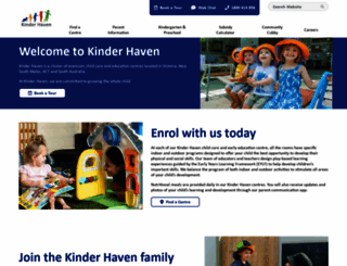 kinderhaven.com.au screenshot