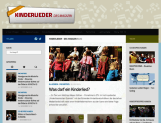 kinderlieder-magazin.de screenshot