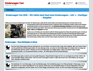kinderwagen-test24.de screenshot