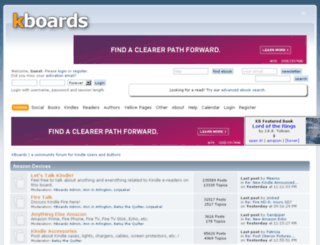 kindleboards.com screenshot