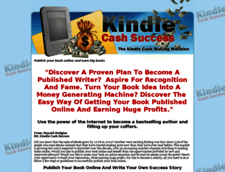 kindlecashsuccess.affiliatetrainingcourses.com screenshot
