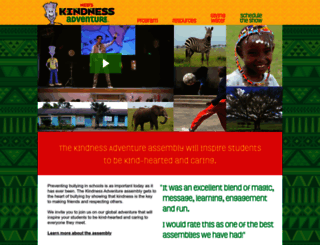 kindnessadventure.com screenshot