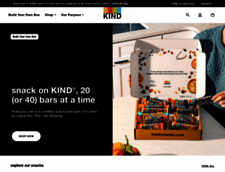 kindsnacks.com screenshot