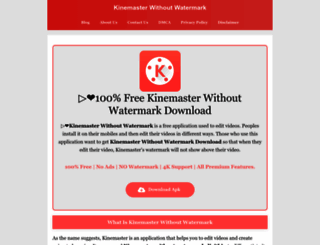 kinemasterwithoutwatermark.download screenshot