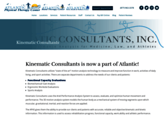 kinematicconsultants.com screenshot