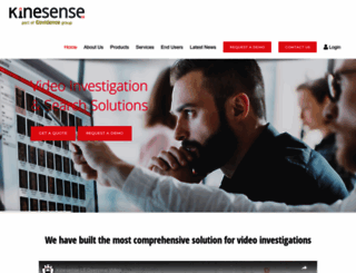 kinesense-vca.com screenshot
