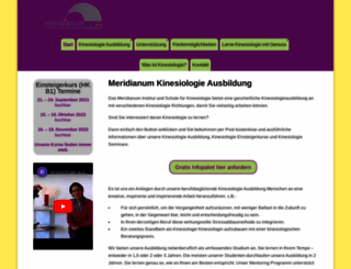 kinesiologieausbildung.com screenshot