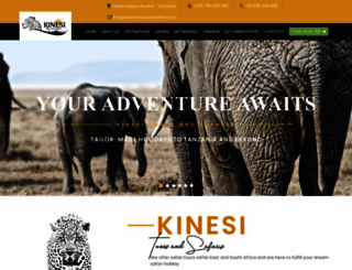 kinesitoursandsafari.com screenshot