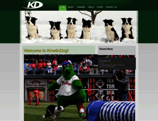 kineticdog.com screenshot