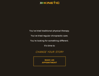 kineticsportsrehab.com screenshot