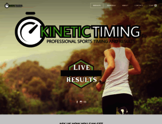kinetictiming.com screenshot