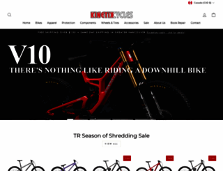 kinetikcycles.com screenshot