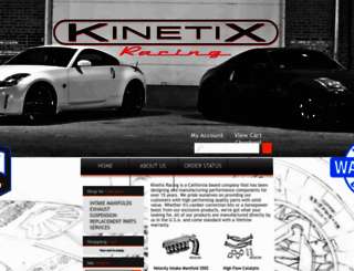 kinetixracing.com screenshot