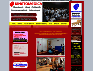 kinetomedica.ro screenshot