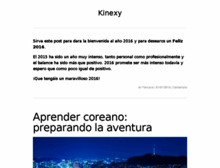 kinexy.com screenshot
