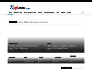 kinfoarena.com screenshot