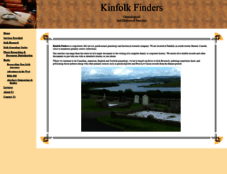 kinfolkfinders.com screenshot
