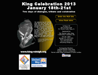 king-raleigh.org screenshot