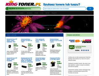 king-toner.pl screenshot