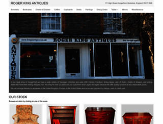 kingantiques.co.uk screenshot
