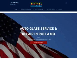 kingautoglassmo.com screenshot