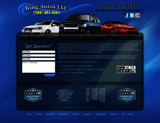 kingautosllc.com screenshot