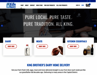 kingbrothersdairy.com screenshot