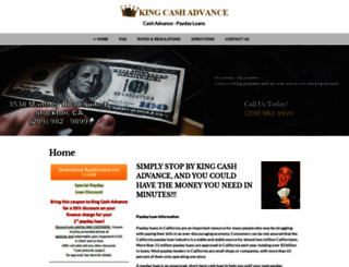 kingcashadvance.net screenshot