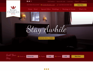 kingcharleshotel.co.uk screenshot