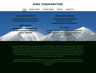 kingcommodities.com screenshot