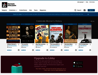 kingcounty.libraryreserve.com screenshot