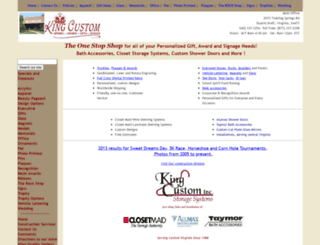 kingcustom.com screenshot