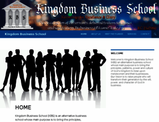 kingdombusinessschool.org screenshot