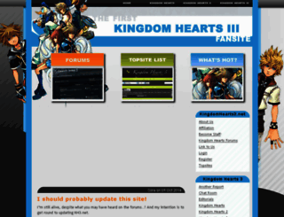 kingdomhearts3.net screenshot