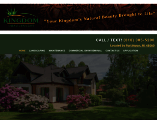 kingdomlawn.com screenshot