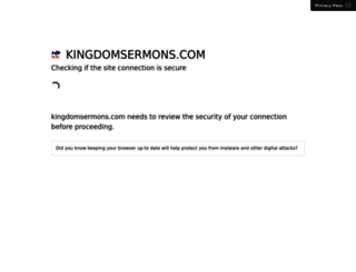 kingdomsermons.com screenshot