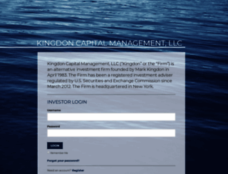 kingdon.com screenshot