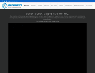 kingendodontics.com screenshot