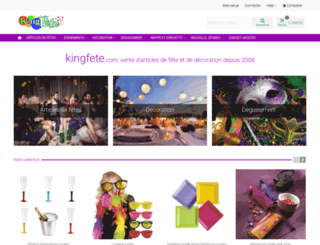 kingfete.com screenshot