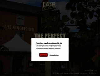 kingfisher-pub.co.uk screenshot