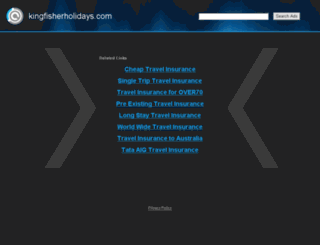 kingfisherholidays.com screenshot