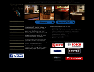 kingfisherkitchens.co.uk screenshot