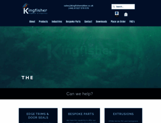 kingfisherrubber.co.uk screenshot